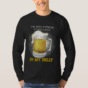 Camiseta Cerveja De ajustado No Meu Humor Sarcástico De Gym