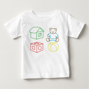 Camiseta Cerveja de animação, bola de casa, cubo.