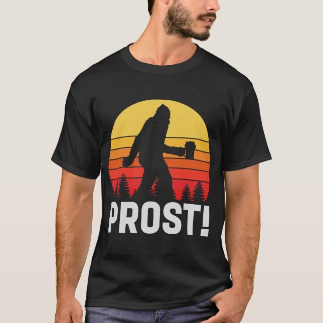 Camiseta Cerveja de Artesanato Bigfoot Engraçado (Frente)
