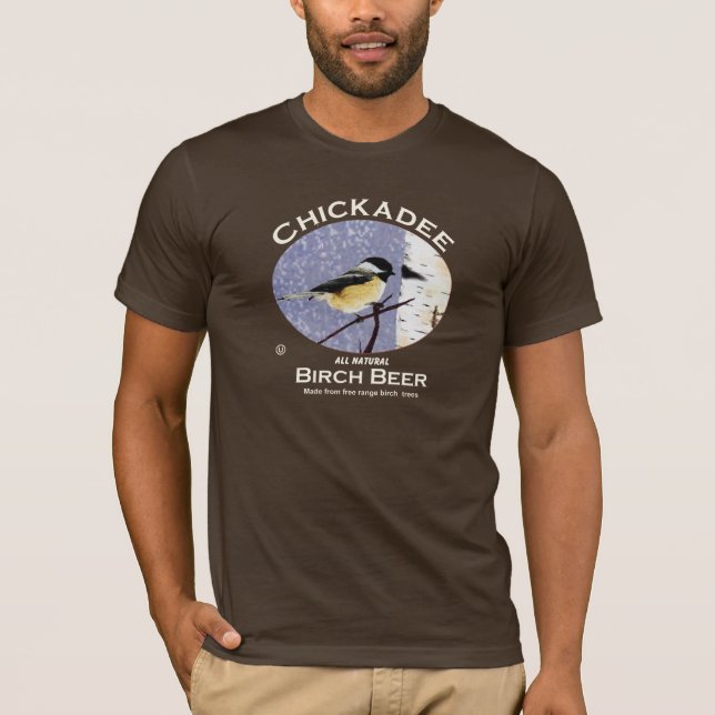 Camiseta Cerveja de Bétula Chickadee (Frente)