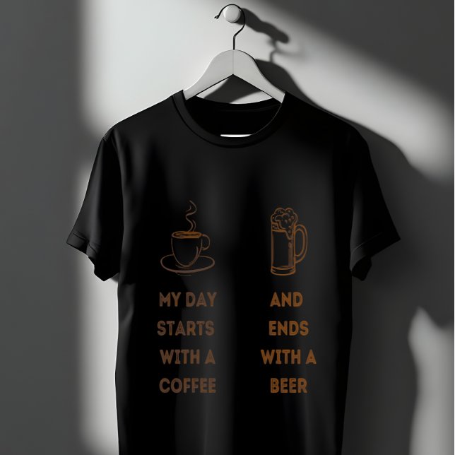 Camiseta Cerveja De Café (Criador carregado)