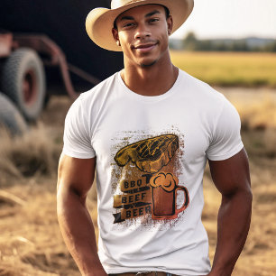 Camiseta Cerveja de Carne de Churrasco