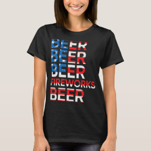 Camiseta Cerveja De Cerveja Bombeadora De Cerveja Bandeira
