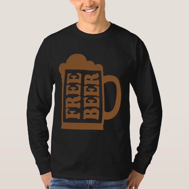 Camiseta Cerveja De Cerveja Livre Sempre Uma Boa Ideia Beer (Frente)