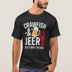 Camiseta Cerveja de Lagostim É por Isso que Estou Aqui Engr