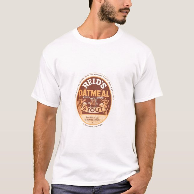 Camiseta Cerveja de malte da farinha de aveia de Reids (Frente)