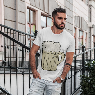 Camiseta Cerveja de Pub Copo de Cerveja