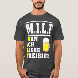 Camiseta Cerveja dizendo álcool de presente de bebendo engr