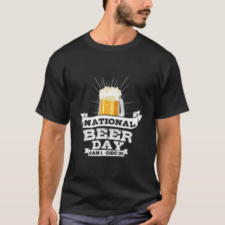 Camiseta Cerveja do Dia Nacional da Cerveja para Cerveja Ar