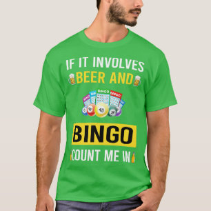 Camiseta Cerveja E Bingo