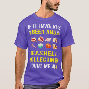 Camiseta Cerveja E Cana-De-Obra Que Coleta As Células-Coste