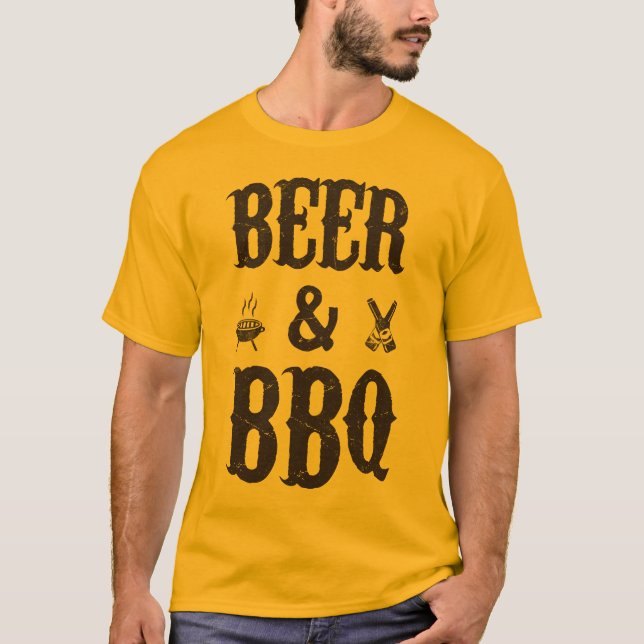 Camiseta Cerveja e CHURRASCO (Frente)