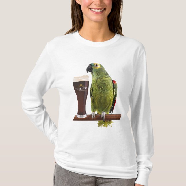 Camiseta Cerveja e papagaio (Frente)