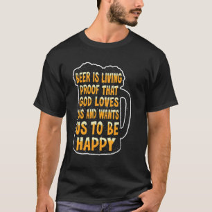 Camiseta Cerveja é prova de que Deus nos ama