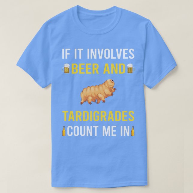 Camiseta Cerveja E Tardigrada Tardigrada Água B (Frente do Design)