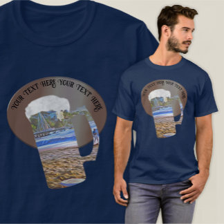 Camiseta Cerveja em Los Muertos Beach 786