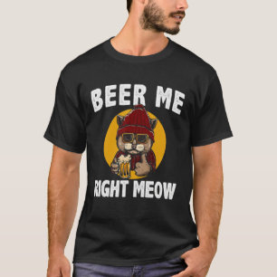 Camiseta Cerveja Engraçada Me Bem Agora Gato Álcool Gatinho