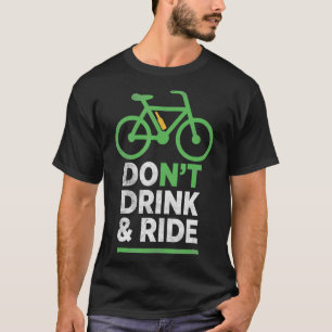 Camiseta Cerveja Engraçada Não Bebe Bike De Montanha