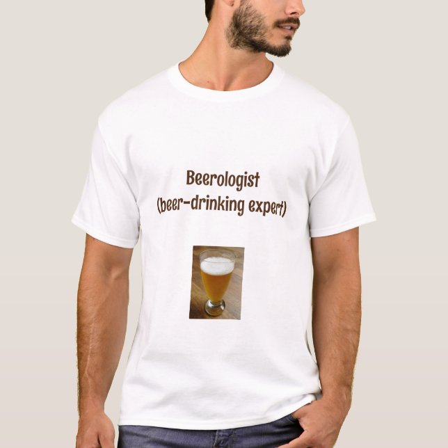 Camiseta Cerveja Engraçada para Beber  (Frente)