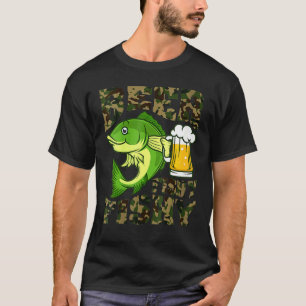 Camiseta Cerveja Fishy Fishy Engraçado Pescaria Para Homens