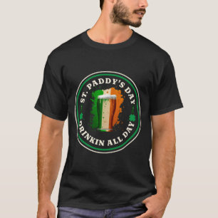 Camiseta Cerveja Irlandesa Bandeira da Irlanda Dia de São P