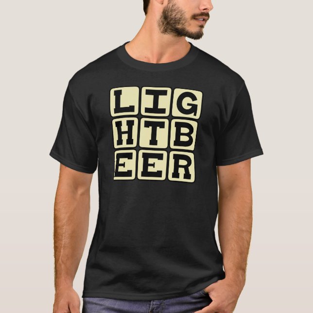 Camiseta Cerveja Light, Cerveja Saudável (Frente)