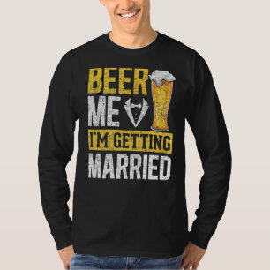 Camiseta Cerveja Masculina Estou Me Casando Cerveja de Casa