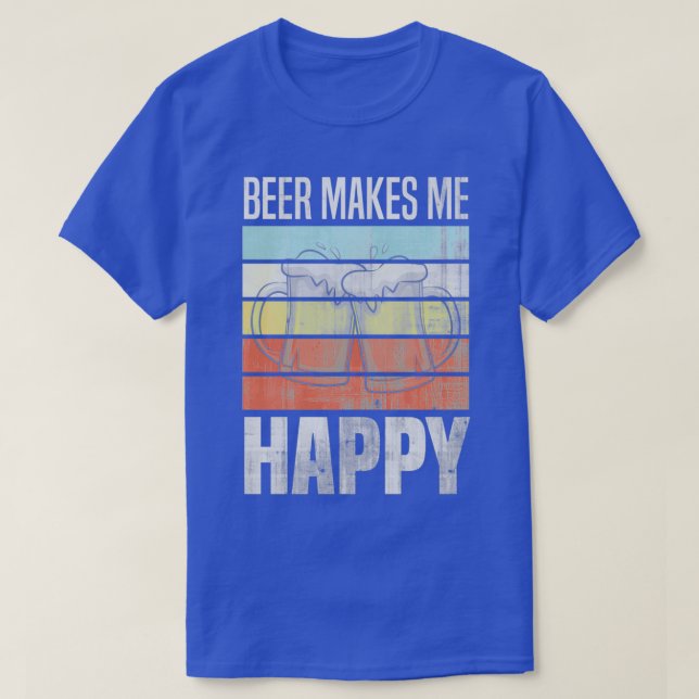 Camiseta cerveja me deixa feliz (Frente do Design)