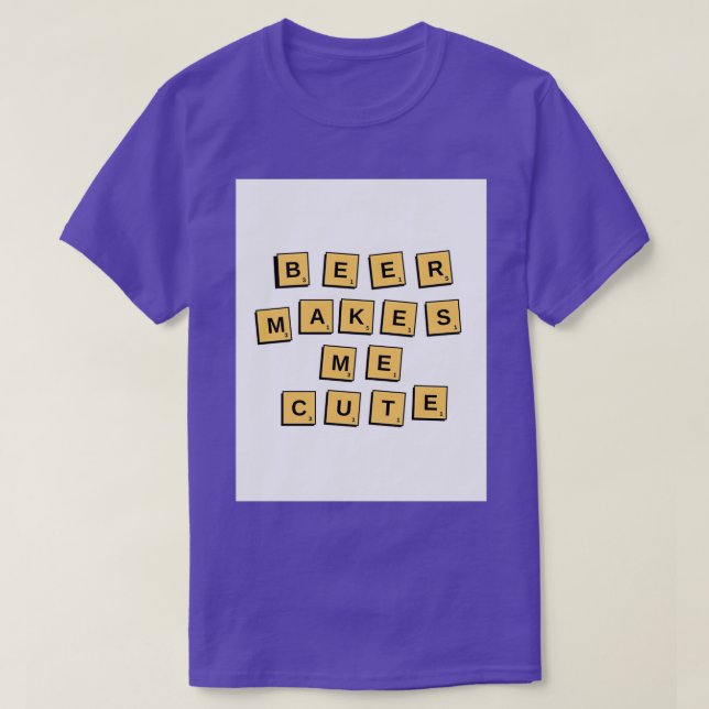 Camiseta Cerveja me deixa fofo (Frente do Design)