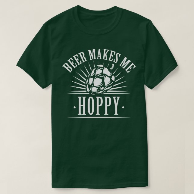 Camiseta Cerveja Me Faz Esperto (Frente do Design)