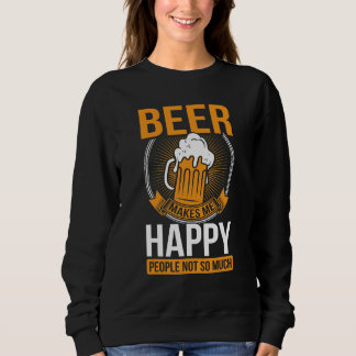 Camiseta Cerveja Me Faz Feliz Pessoas Não Tanto  Cerveja