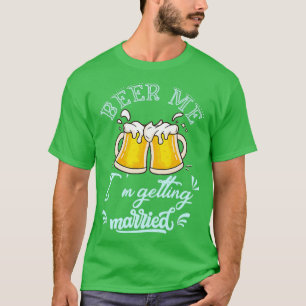 Camiseta Cerveja Me Ix27m Casando-Se Com O Chão