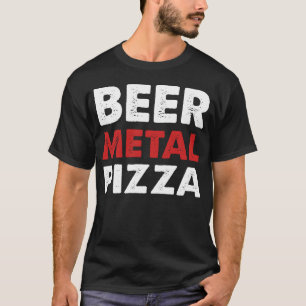 Camiseta Cerveja Metal Pizza amigos