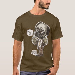 Camiseta Cerveja mim Pug por estúdios de Mudge