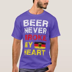 Camiseta Cerveja nunca quebrou meu coração