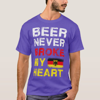 Camiseta Cerveja nunca quebrou meu coração