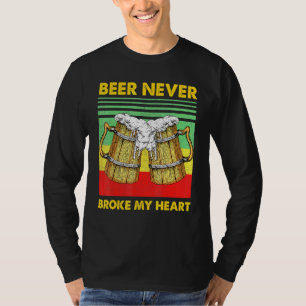 Camiseta Cerveja Nunca Quebrou Minha Cerveja De Bebida Card