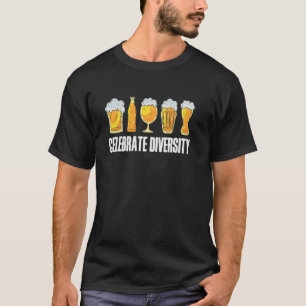 Camiseta Cerveja para Celebrar a Diversidade Funny Cervejas