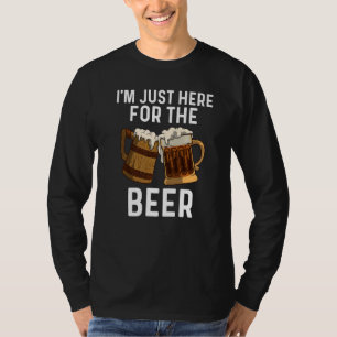 Camiseta Cerveja Para Homens Bebida Alcoólica De Bebendo 1