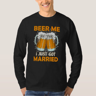 Camiseta Cerveja Para Mim Acabei de Me Casar  Casamento Cer