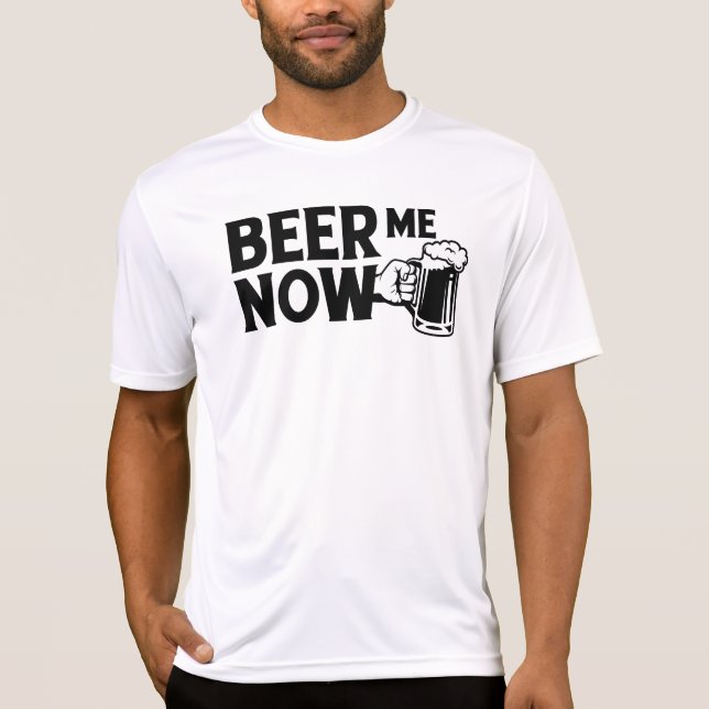 Camiseta cerveja para mim agora  (Frente)
