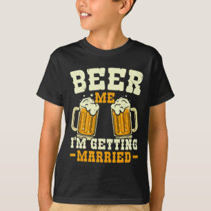 Camiseta Cerveja para mim Estou casando Comitiva do Noivo