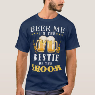 Camiseta Cerveja Para Mim Melhor Amiga Do Noivo Time De Beb