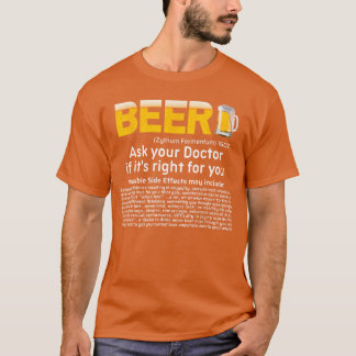 Camiseta Cerveja Pergunte Ao Seu Médico Se É Certo Para Voc