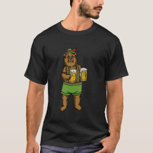 Camiseta Cerveja Personagem de desenho animado Com Urso Eng