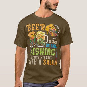 Camiseta Cerveja Porque Nenhuma Estória De Pesca De Excelen