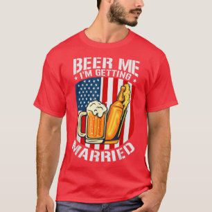 Camiseta Cerveja pra Mim Estou Me Casando Noiva Noivo Despe