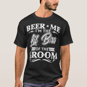 Camiseta Cerveja pra mim sou o irmão mais novo do noivo beb