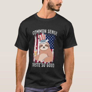 Camiseta Cerveja Preguiça de Bom Senso Tão Bom 4 de Julho