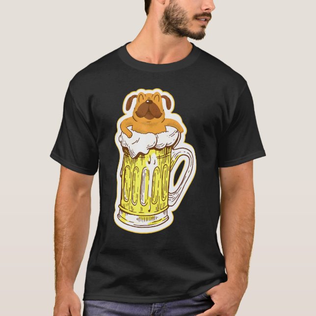 Camiseta Cerveja Pug (Frente)